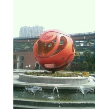 Modern Large Arts Stainless steel Sphere Sculpture for garden decoration